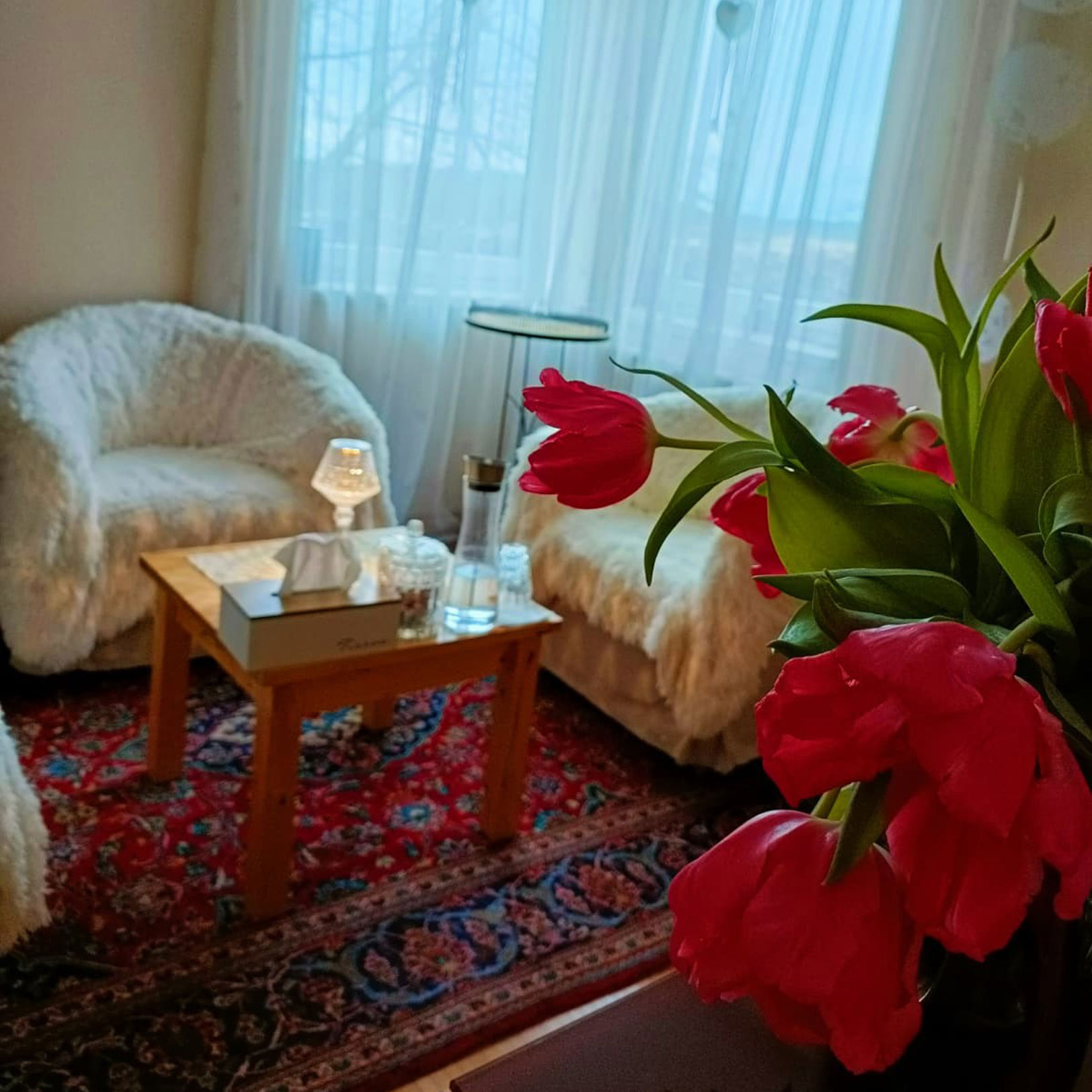 Eine innenaufnahme der Praxis von Wachmann Eveline